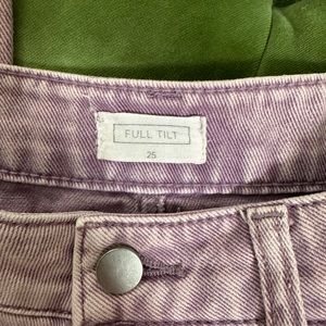Tilly’s cargo pants size 25, fit like a 26